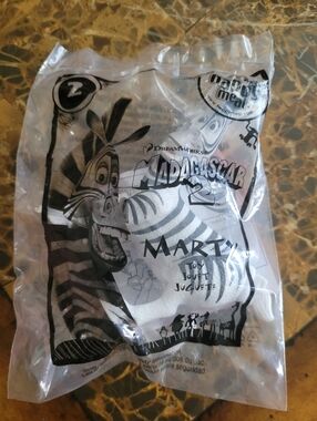 McDonalds Happy Meal DreamWorks Madagascar Marty Zebra